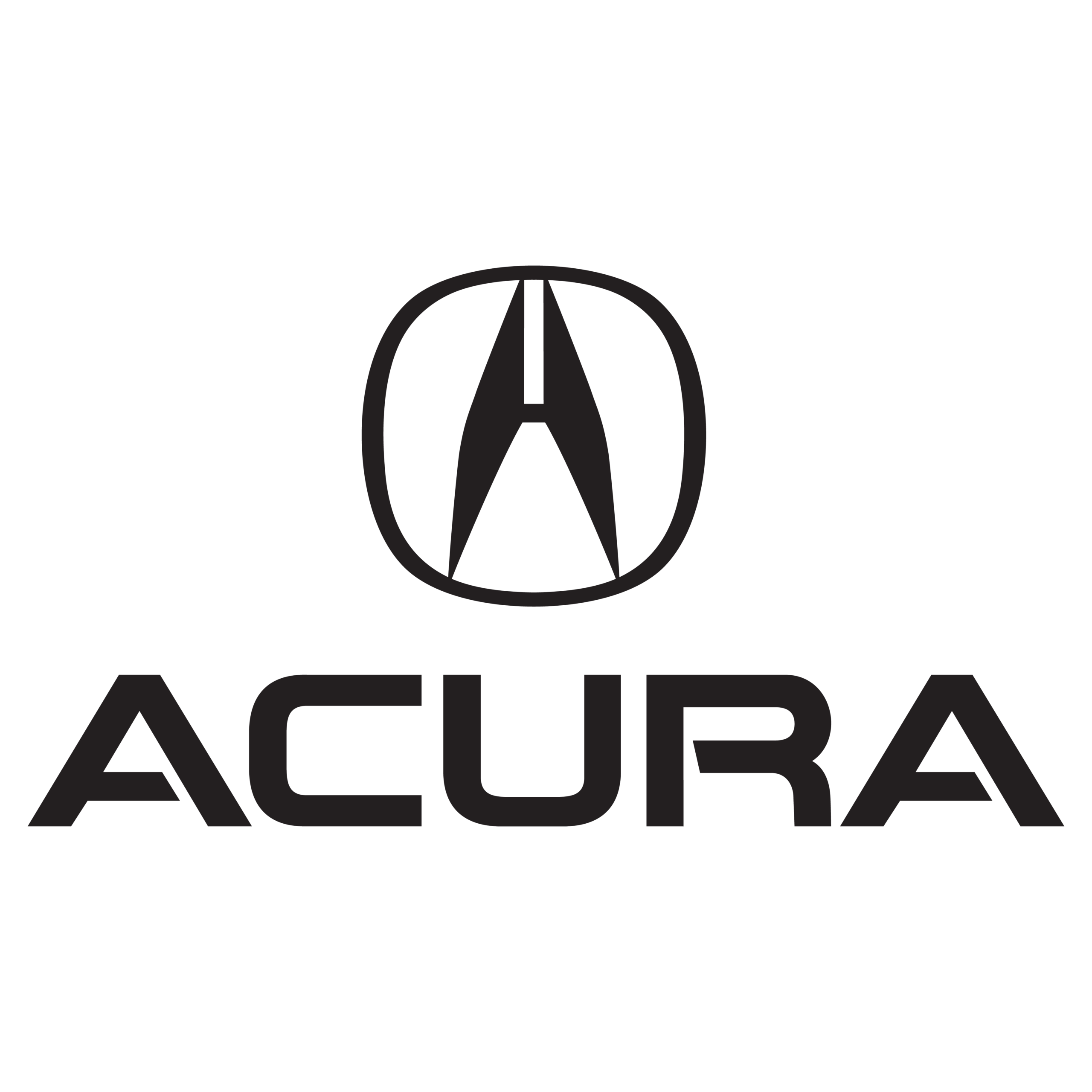 Acura brand logo representing luxury automotive design and engineering